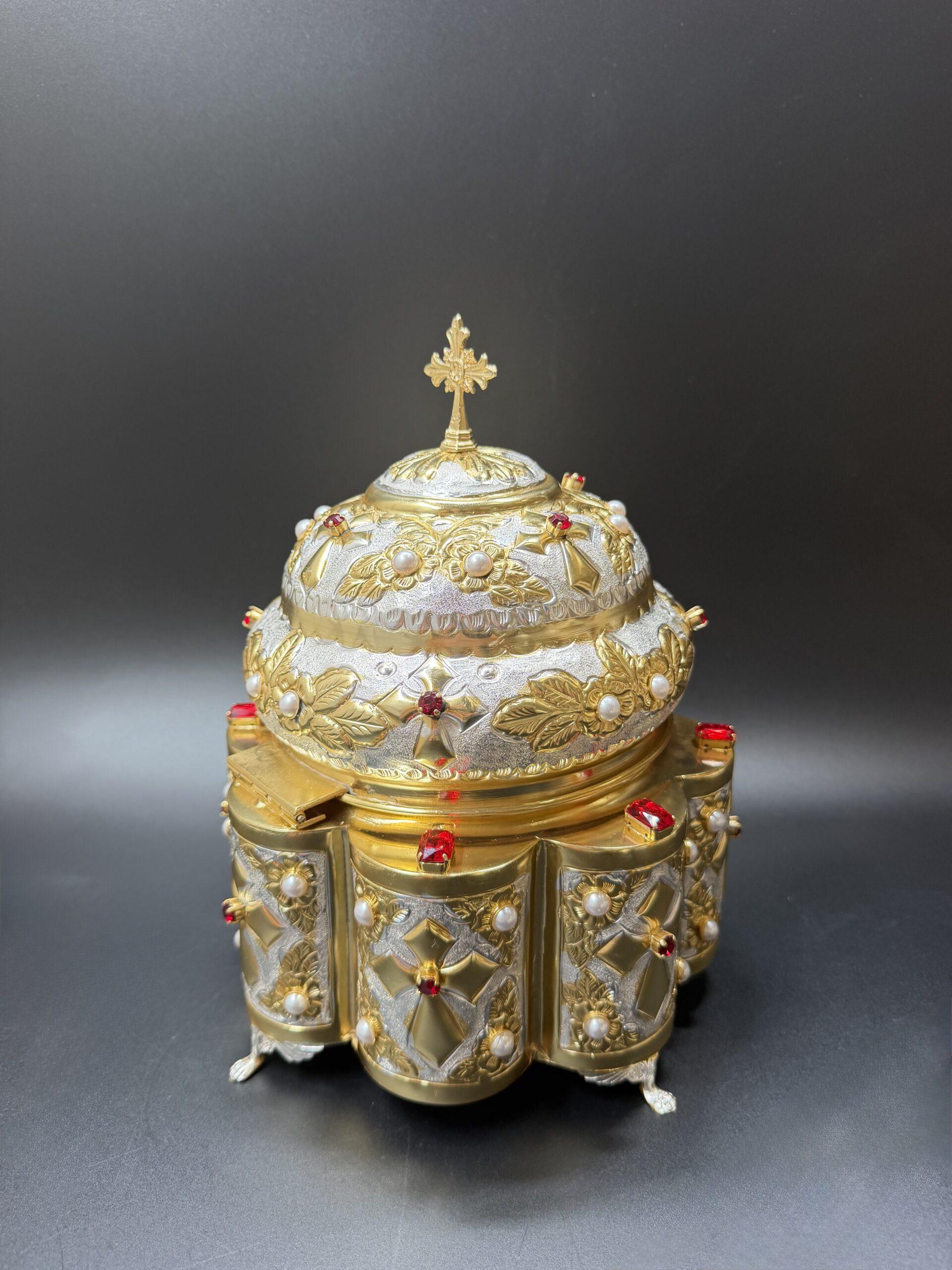 Reliquary, Handmade Reliquary, Relic box, Catholic Reliquary, Orthodox Reliquary, Saint Relics, Church gift 4 - Image 2