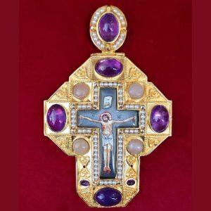 Pectoral Cross, Byzantine Cross, Orthothox and Catholic Cross, Priest Cross, Bishop Cross, Archbishop Gift, Orthothox gift 0000143