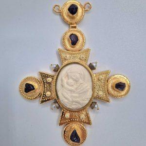 Pectoral CrossPectoral Cross, Byzantine Cross, Orthothox Cross, Catholic Cross, Priest Cross, Bishop Cross, Christian Orthothox gift, Gold Cross