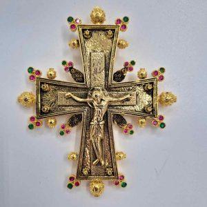 Pectoral Cross, Byzantine Cross, Orthothox and Catholic Cross, Priest Cross, Bishop Cross, Orthothox gift 0000219