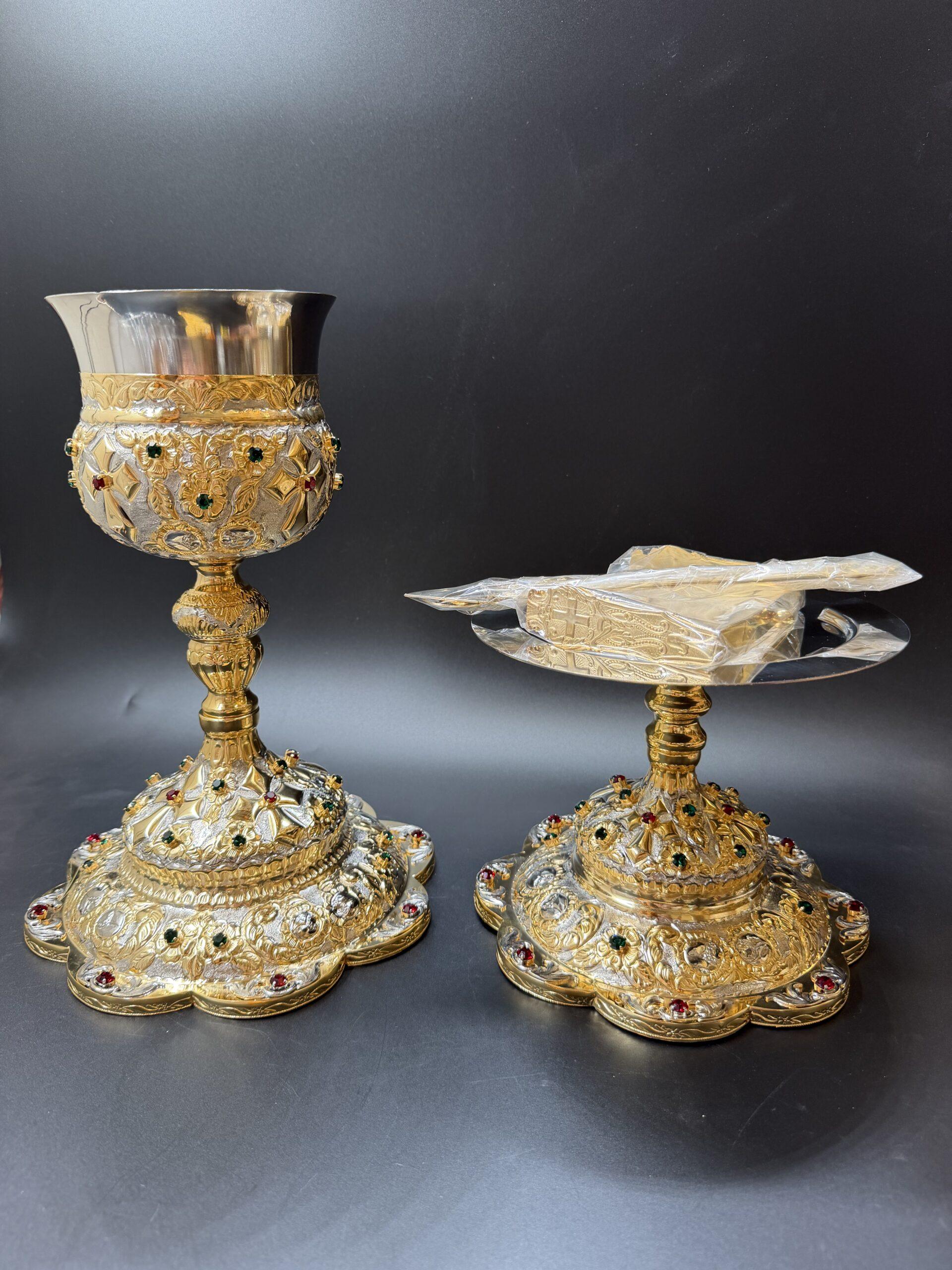 Blessed Handcrafted Chalice Set of 5 pieces