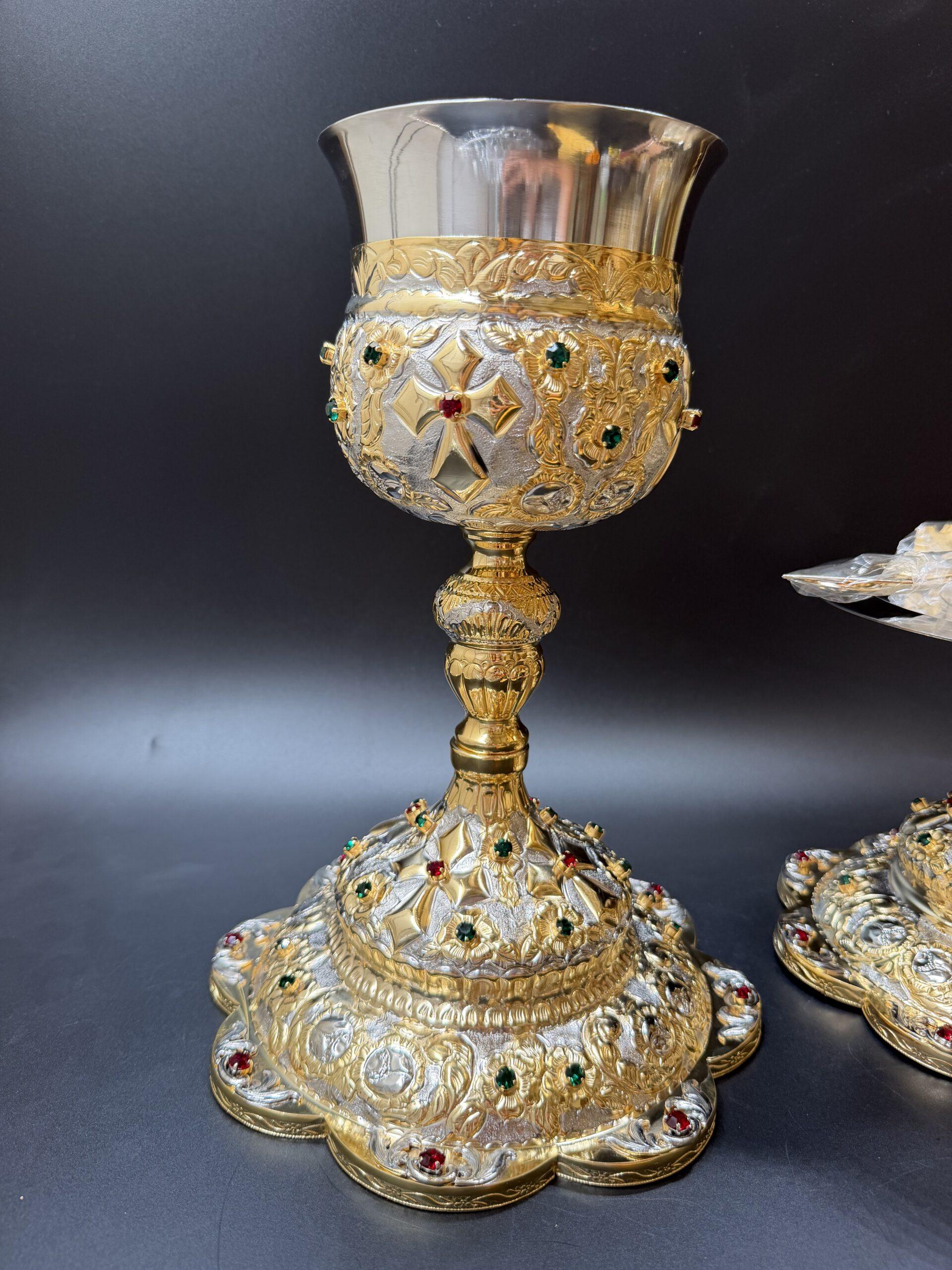 Blessed Handcrafted Chalice Set of 5 pieces - Image 2