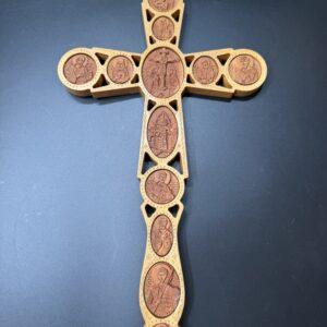 Handmade Priest Blessing Cross-000312
