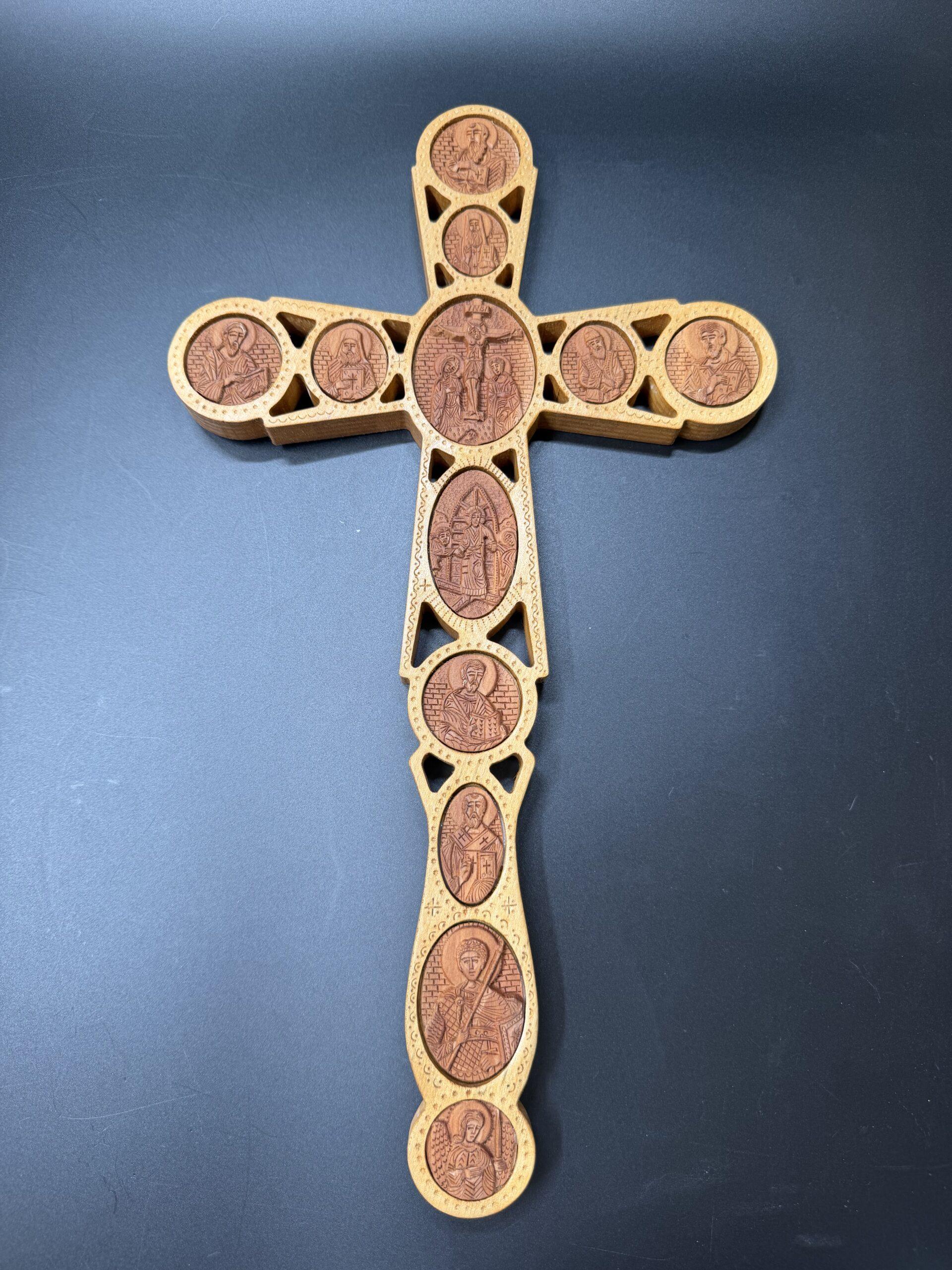 Handmade Priest Blessing Cross-000312
