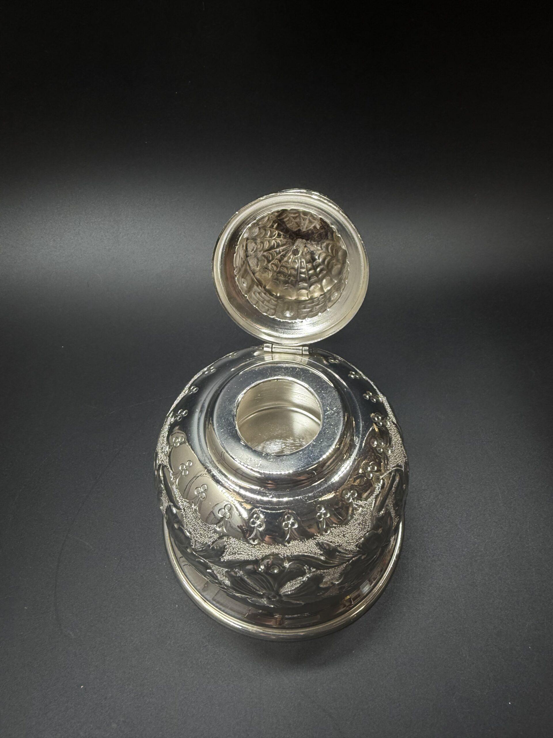 Silver plated Reliquary, Handmade Reliquary, Relic box, Catholic Reliquary, Orthodox Reliquary, Saint Relics, Church gift 0014 - Image 2