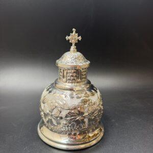 Silver plated Reliquary, Handmade Reliquary, Relic box, Catholic Reliquary, Orthodox Reliquary, Saint Relics, Church gift 0014