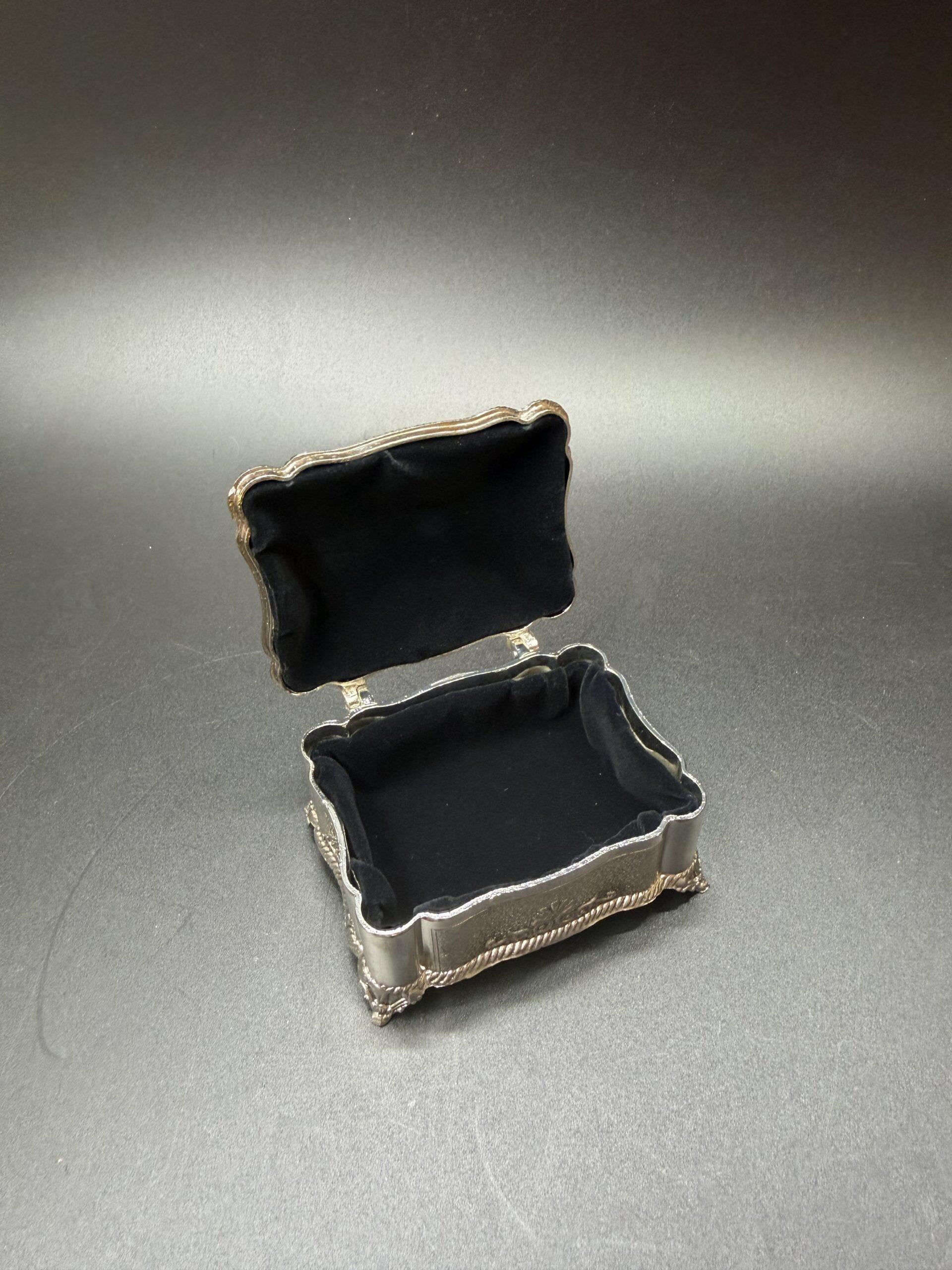 Vintage Silver plated Jewelry Box, Handmade Reliquary, Relic box, Catholic Reliquary, Orthodox Reliquary, Saint Relics, Church gift 0015 - Image 3