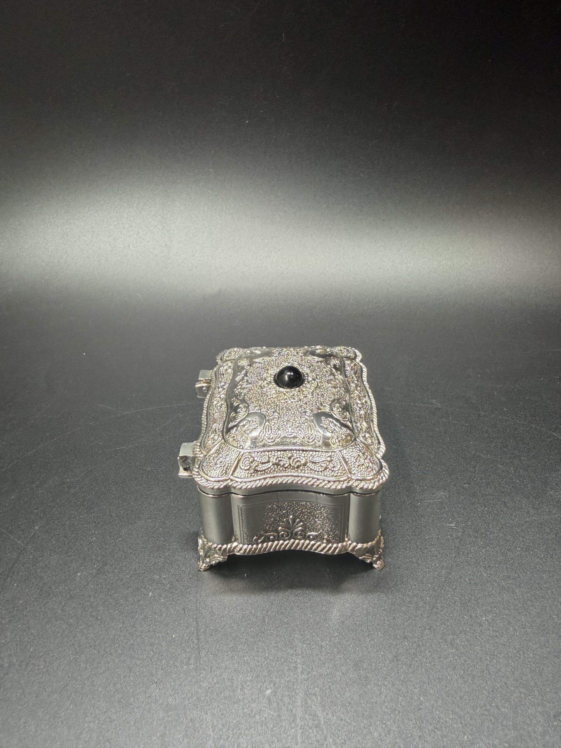 Vintage Silver plated Jewelry Box, Handmade Reliquary, Relic box, Catholic Reliquary, Orthodox Reliquary, Saint Relics, Church gift 0015 - Image 4