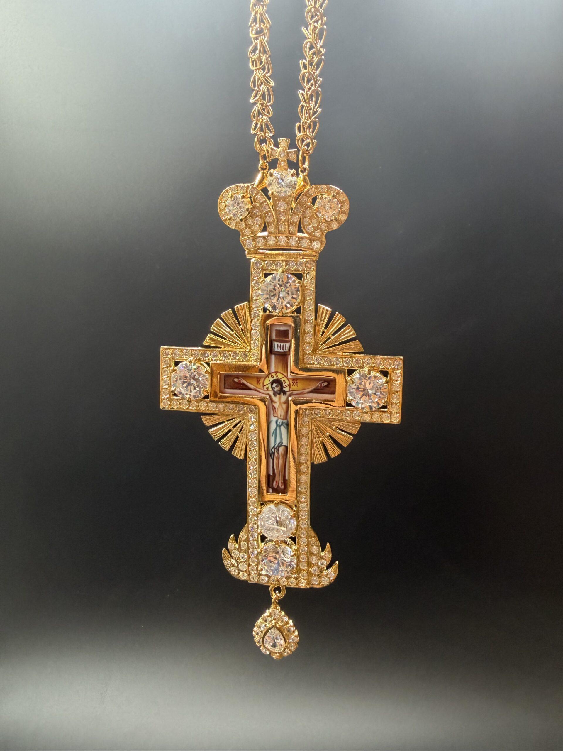 Handmade Pectoral Cross, Byzantine Cross 000313