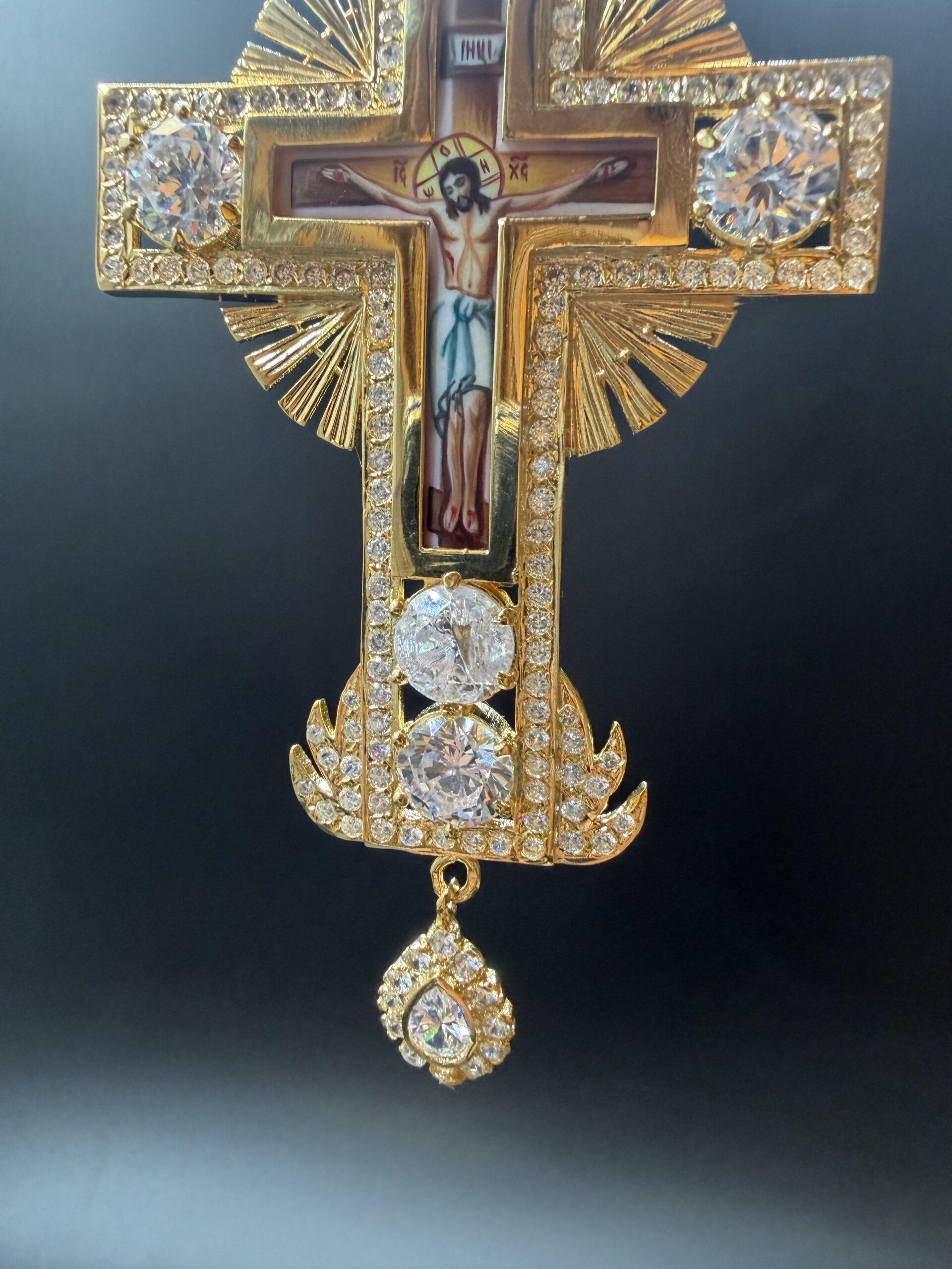Handmade Pectoral Cross, Byzantine Cross 000313 - Image 3