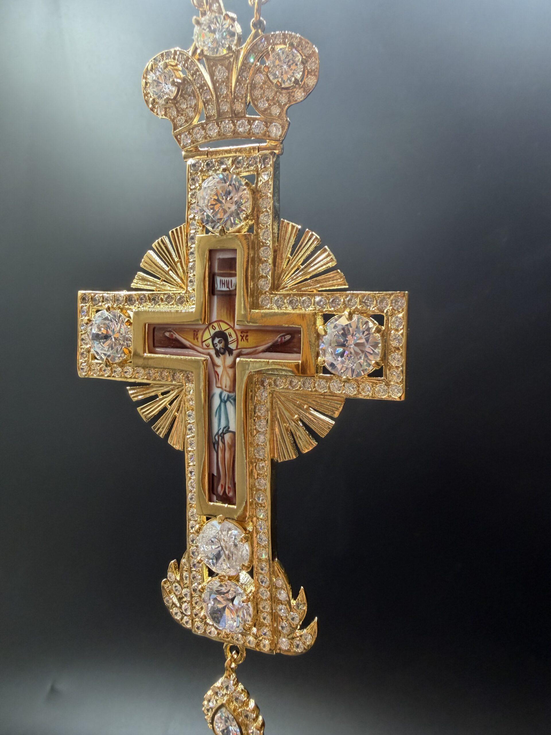 Handmade Pectoral Cross, Byzantine Cross 000313 - Image 4