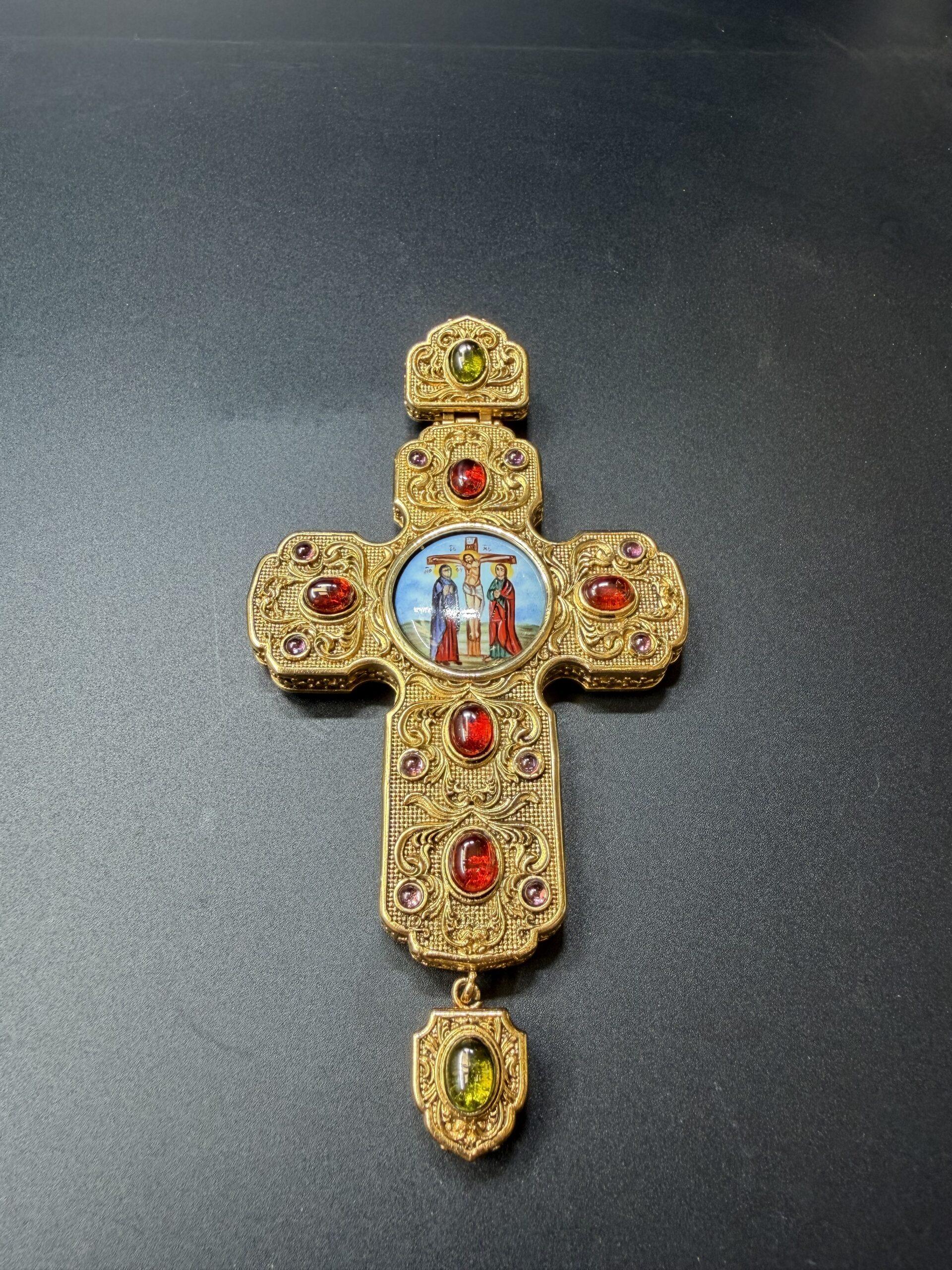 Handmade Pectoral Cross, Byzantine Cross 000314 - Image 2