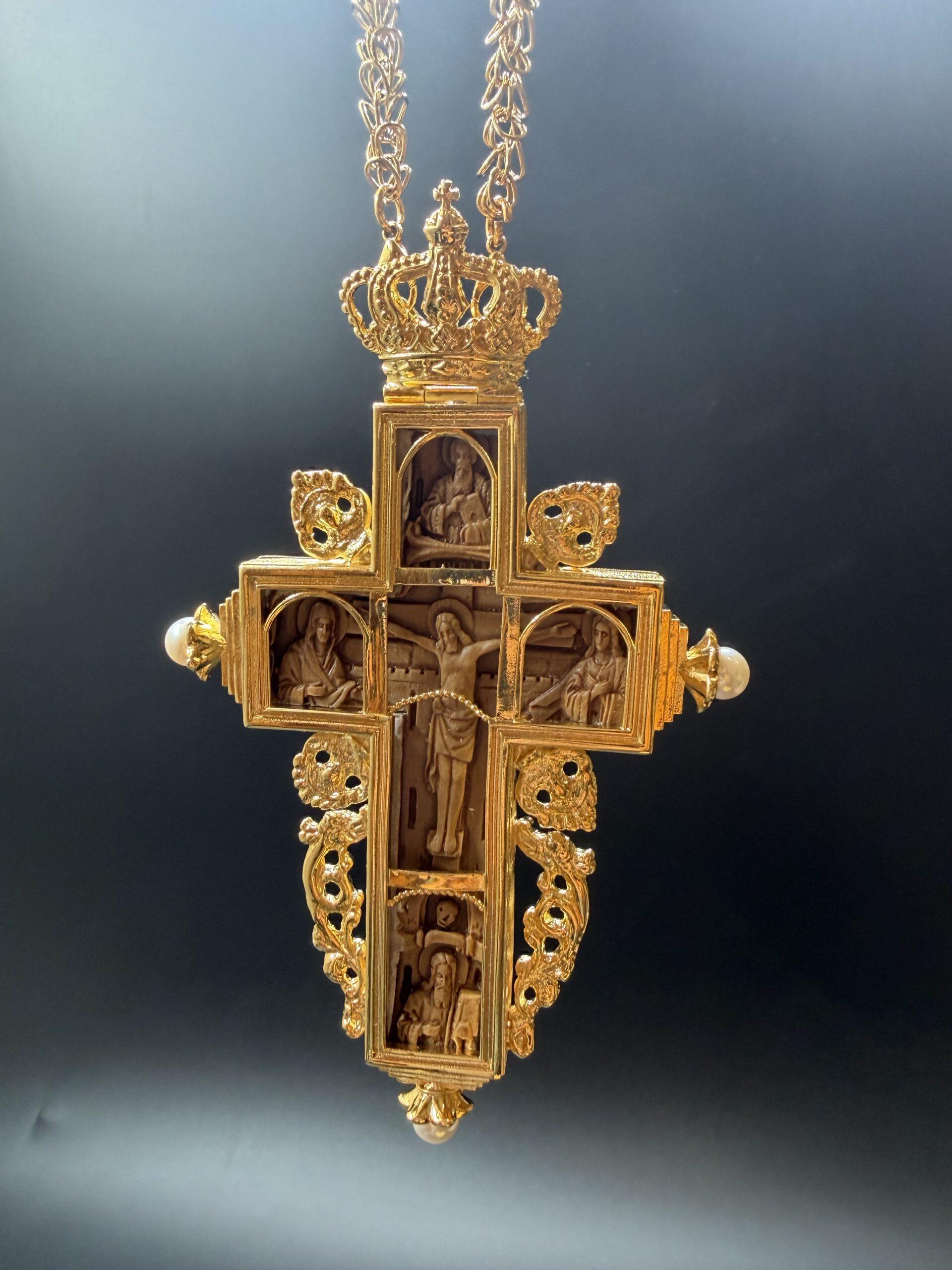 Handmade Pectoral Cross, Byzantine Cross 000315