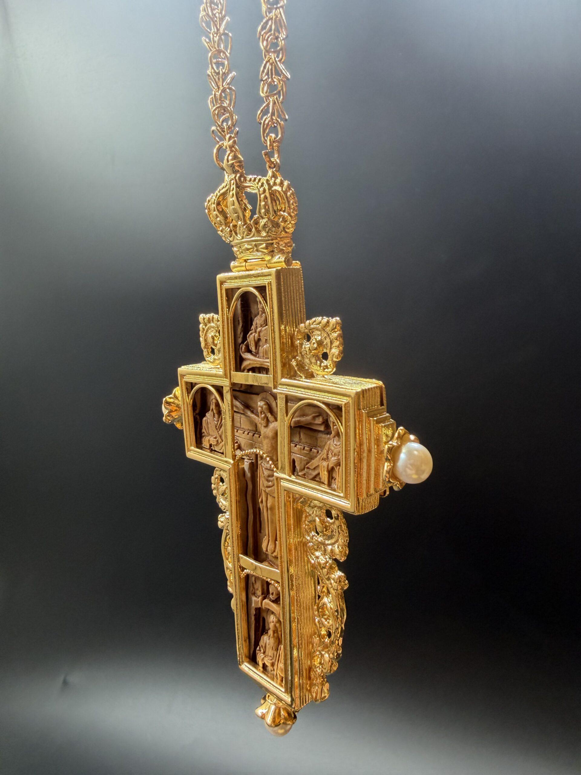 Handmade Pectoral Cross, Byzantine Cross 000315 - Image 2
